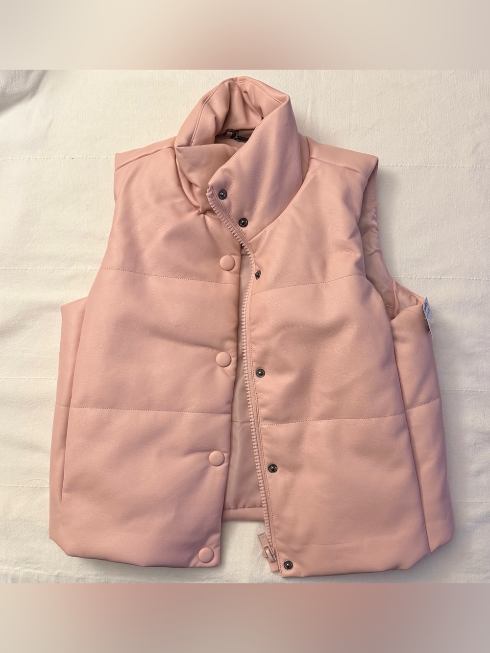 Jou Jou Girl’s  Puffer Vest - Blush Pink
